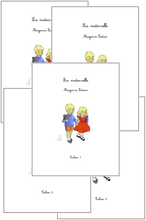 La maternelle moyenne section 5 cahiers – Les bons livres pour tous